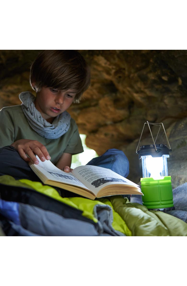 HABA Camping Lantern with Sturdy Handles for Carrying & Hanging with Handy Storage Compartment, Terra Kids Camping Essentials for Kids ages 5+, Alternate, color, Green Multi