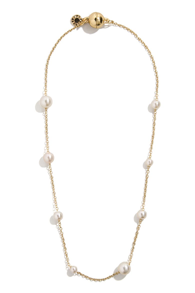 Match with Mama Imitation Pearl Necklace, Alternate, color, PEARL