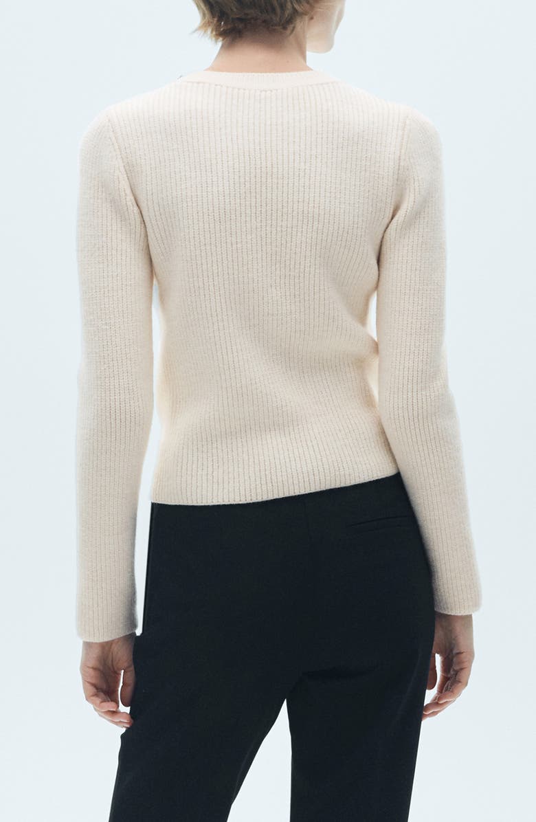 MANGO Strass Rhinestone Embellished Crewneck Sweater, Alternate, color, 