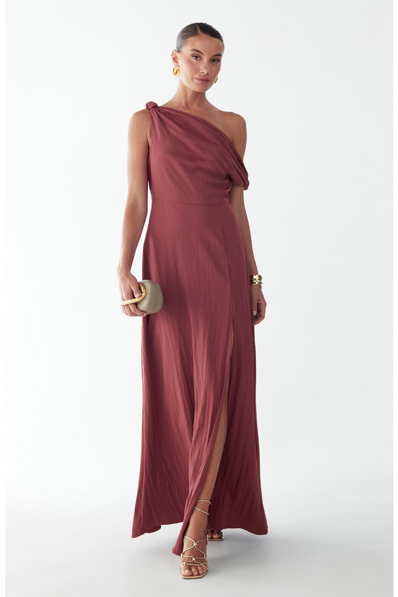 Elliot Maxi Dress, Alternate, color, Burgundy