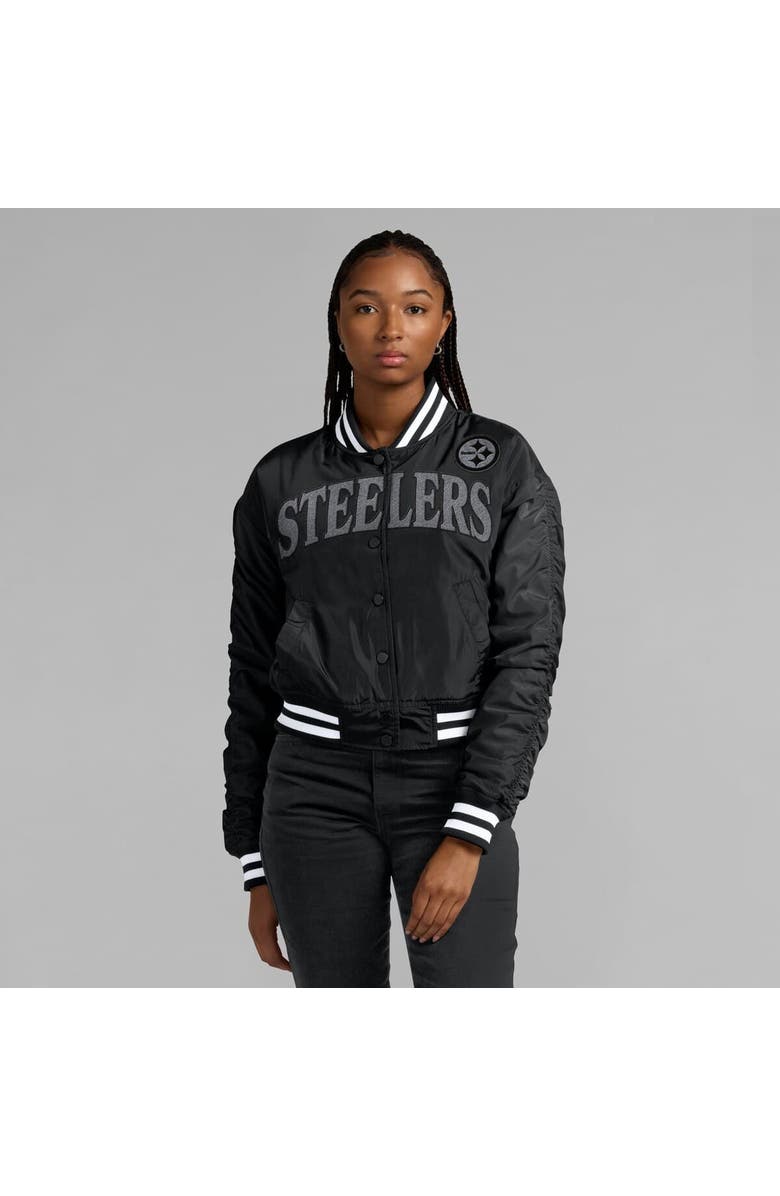 FANATICS Women's Fanatics  Black Pittsburgh Steelers Elements Wave Full-Snap Jacket, Alternate, color, Black