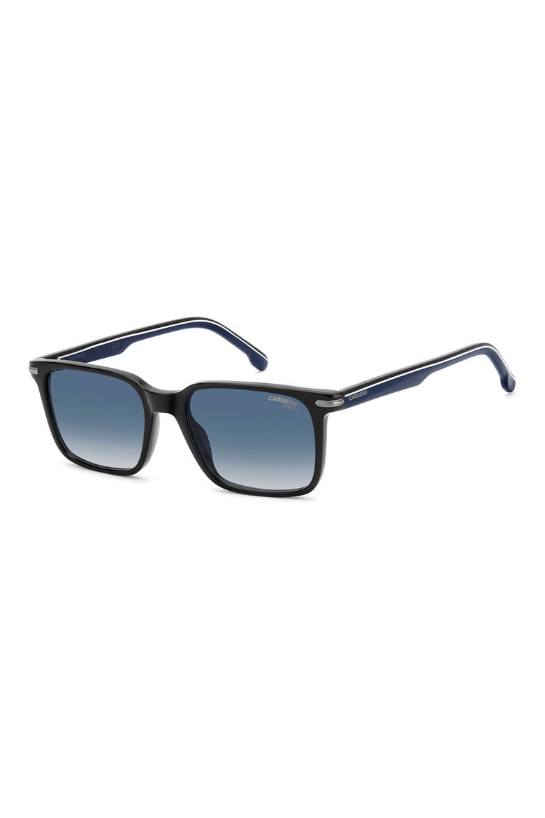 CA 391/S/US 53mm Rectangular Sunglasses, Alternate, color, BLACK BLUE/ BLUE SF
