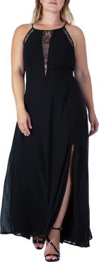 Standards & Practices Lace Detail Maxi Dress