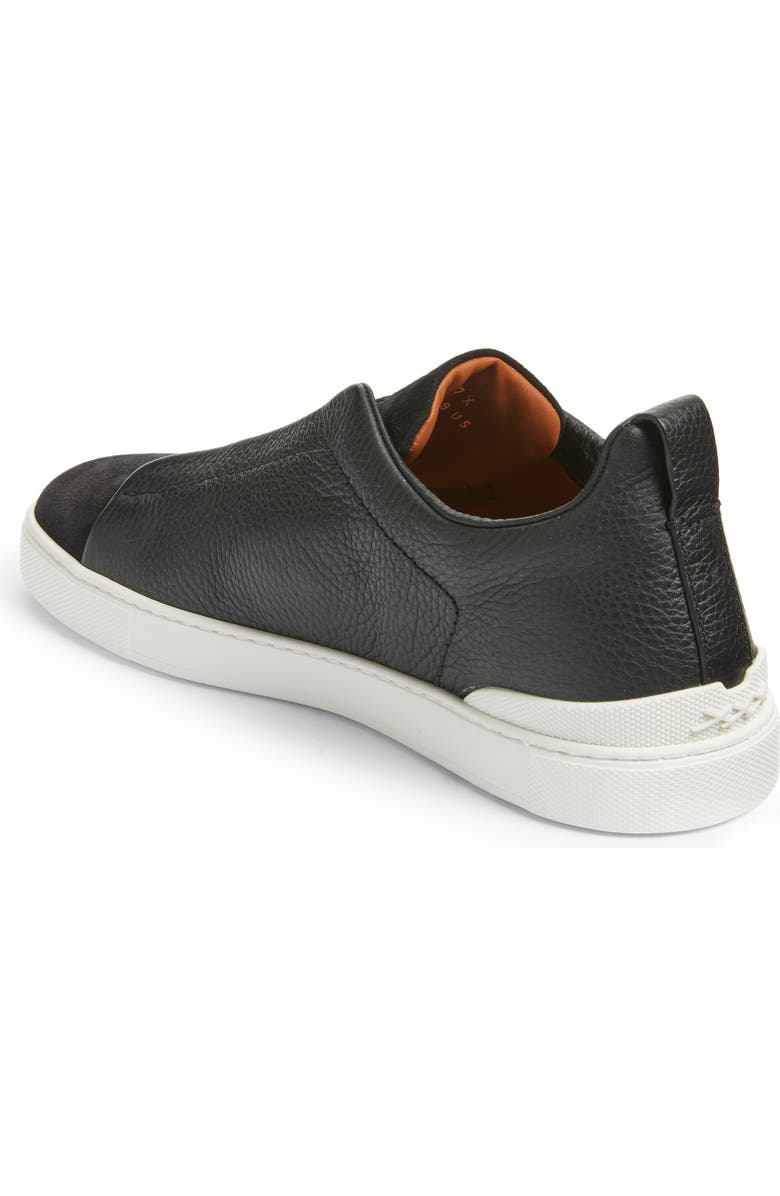 ZEGNA Triple Stitch Low Top Sneaker, Alternate, color,
