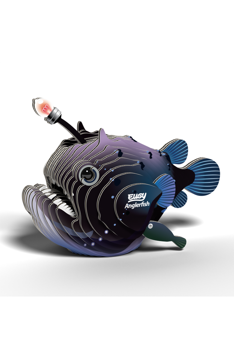 Eugy Puzzles Anglerfish 3D Puzzle, Alternate, color,