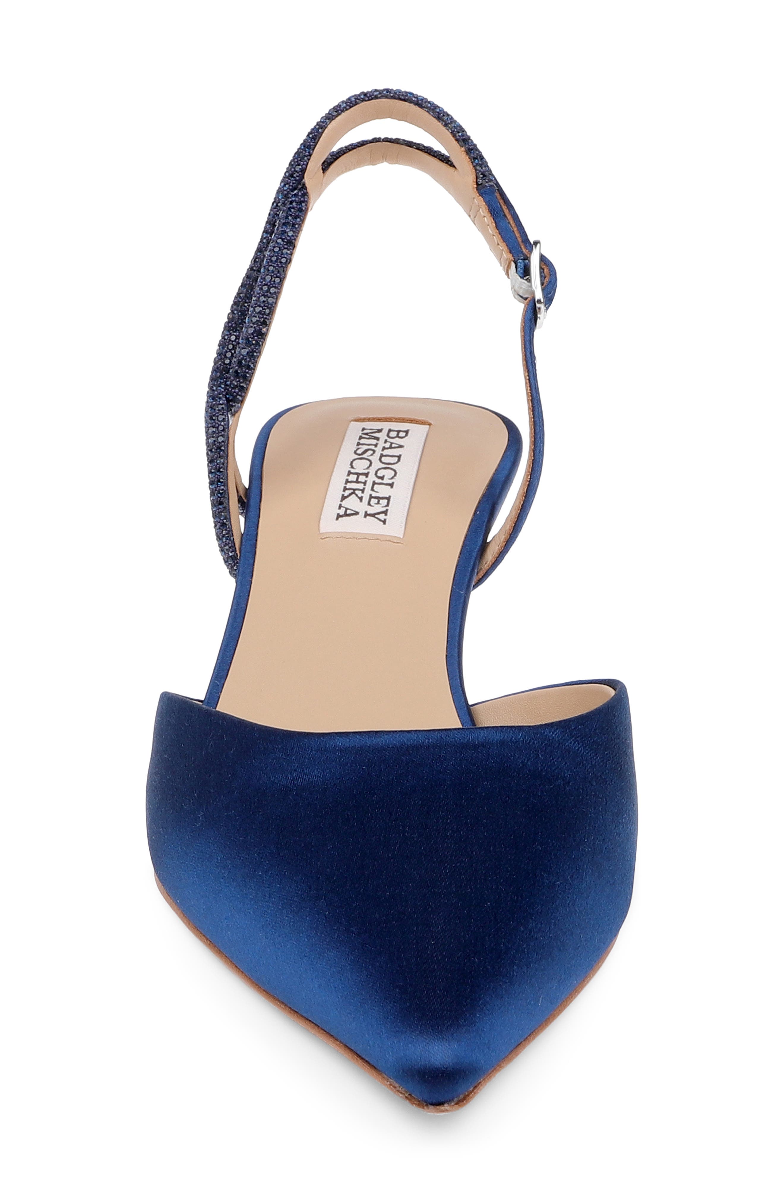 Yulianna d'Orsay Pump, Alternate, color, NAVY SATIN