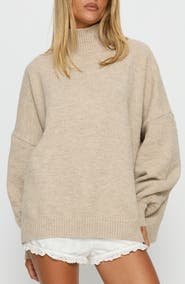 Princess Polly Patrizia Oversize Turtleneck Sweater