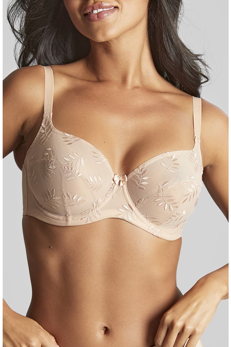 Tango Underwire Low Cut Unlined Bra, Main, color, HONEY
