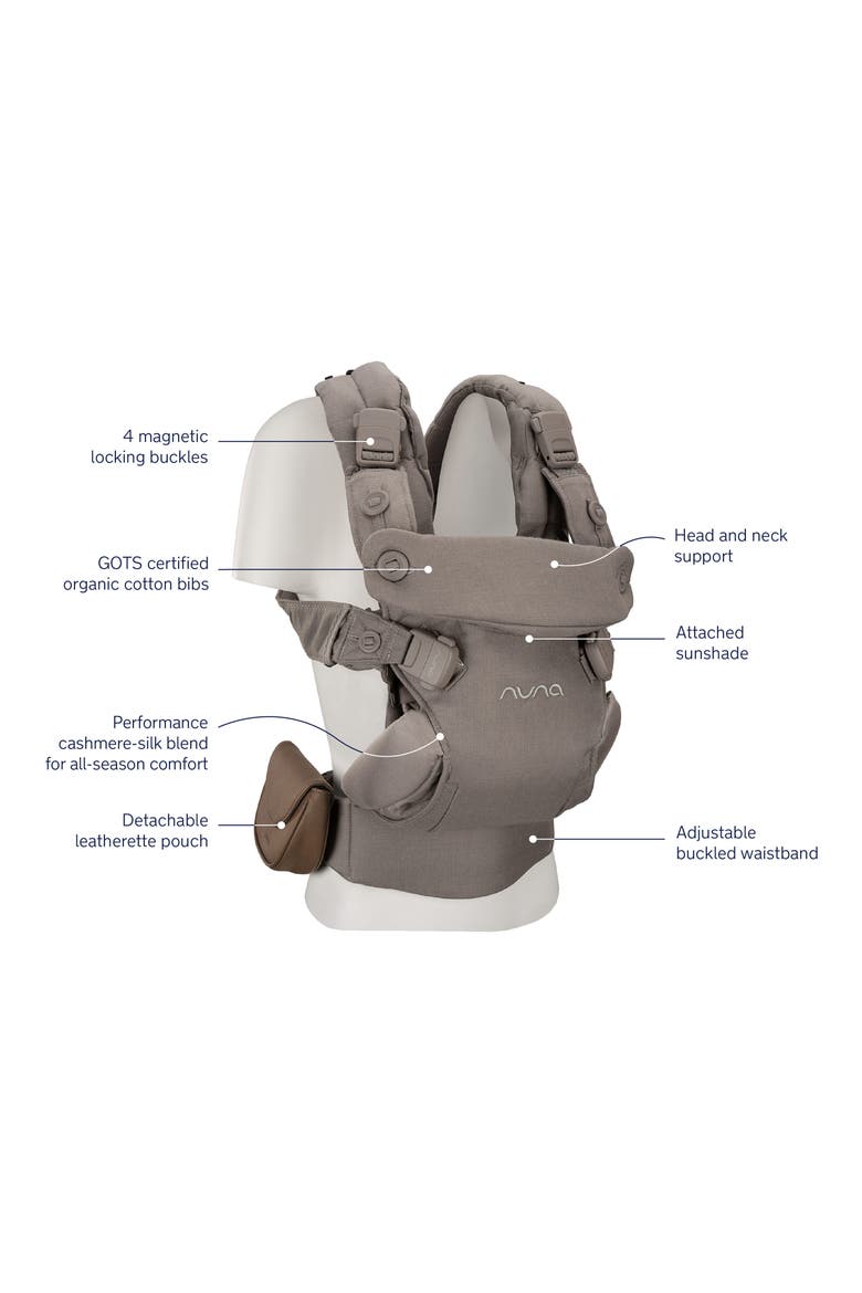 CUDL™ Luxe Clik 4-In-1 Baby Carrier, Alternate, color, PEWTER