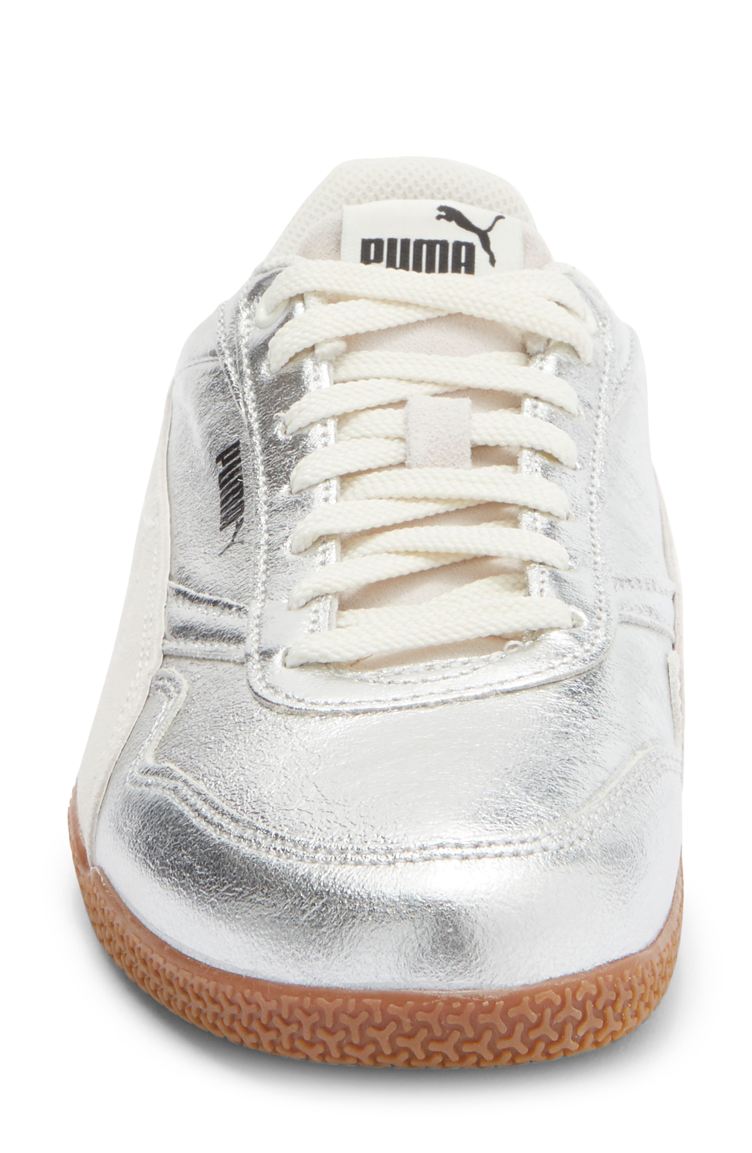 PUMA Bella Donna Metallic Sneaker, Alternate, color, Puma Silver/ Vapor Gray/ Black