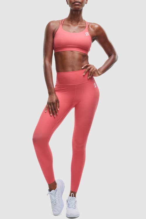 Peloton Cadent High Rise Pocket Legging In Brick Red