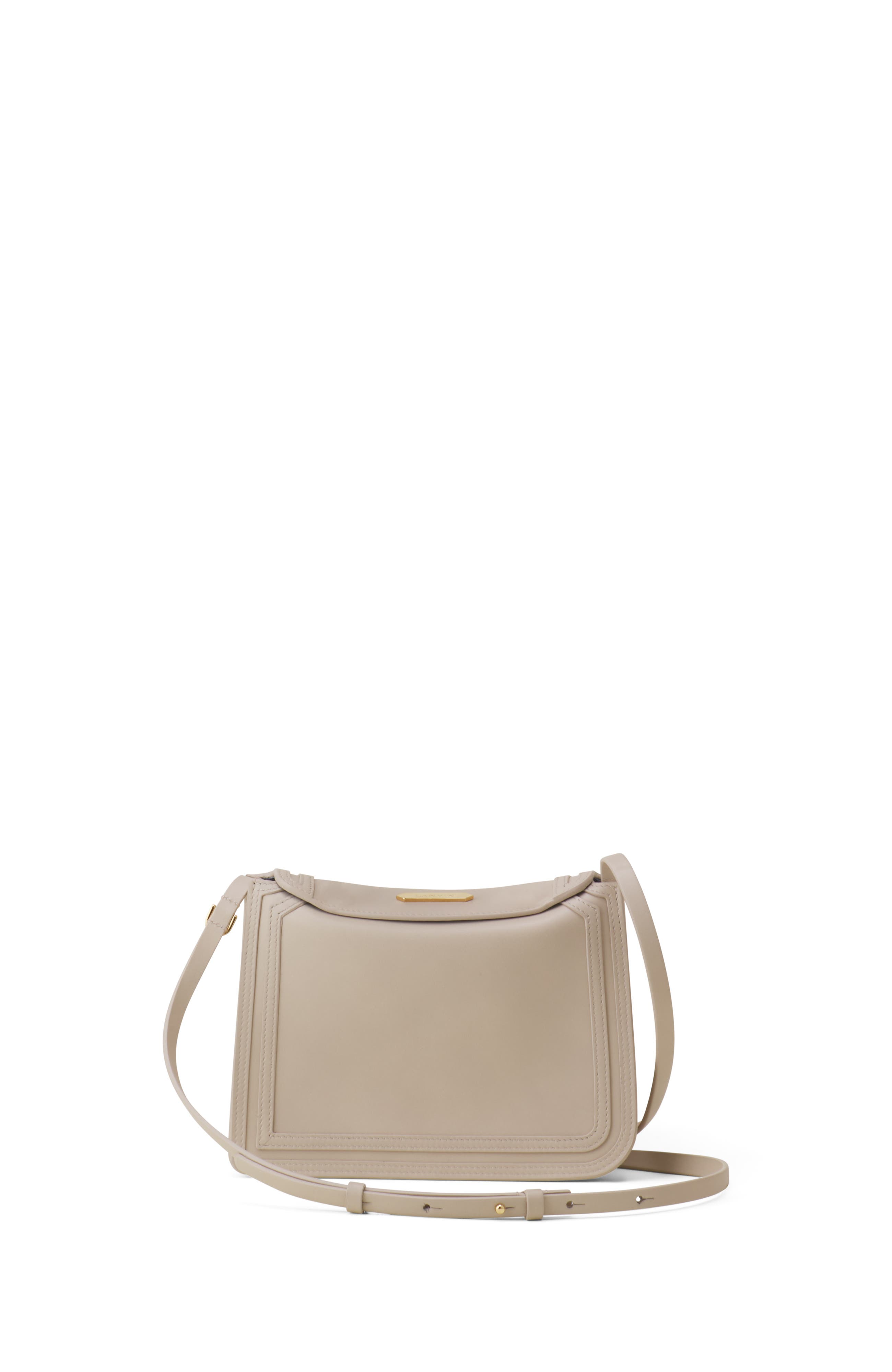 Lanvin Compagnon 16 Leather Bag, Main, color, Plaster