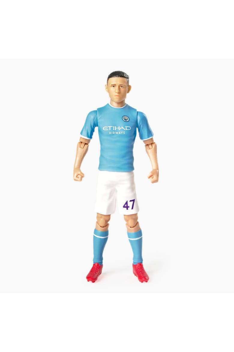 SOCKERS Manchester City F.C. Phil Foden 8" Collectible Soccer Action Figure, Alternate, color, Blue