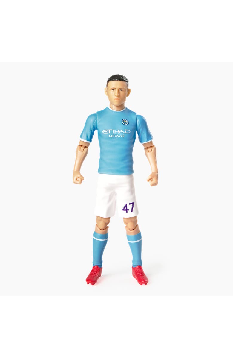 Banbo Toys SOCKERS Manchester City F.C. Phil Foden 8" Collectible Soccer Action Figure, Alternate, color, Blue