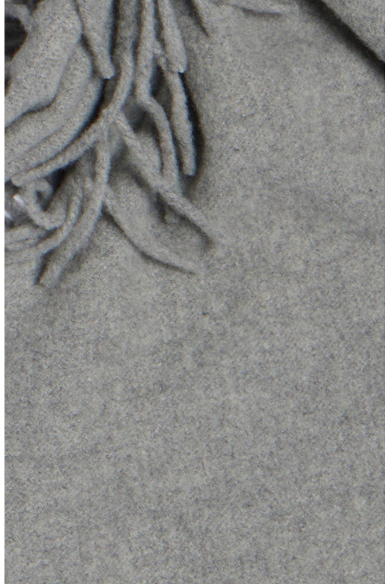 Canada Wool Fringe Scarf, Alternate, color, LIGHT GREY MELANGE