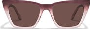 QUAY Call The Shots 54mm Gradient Cat Eye Sunglasses