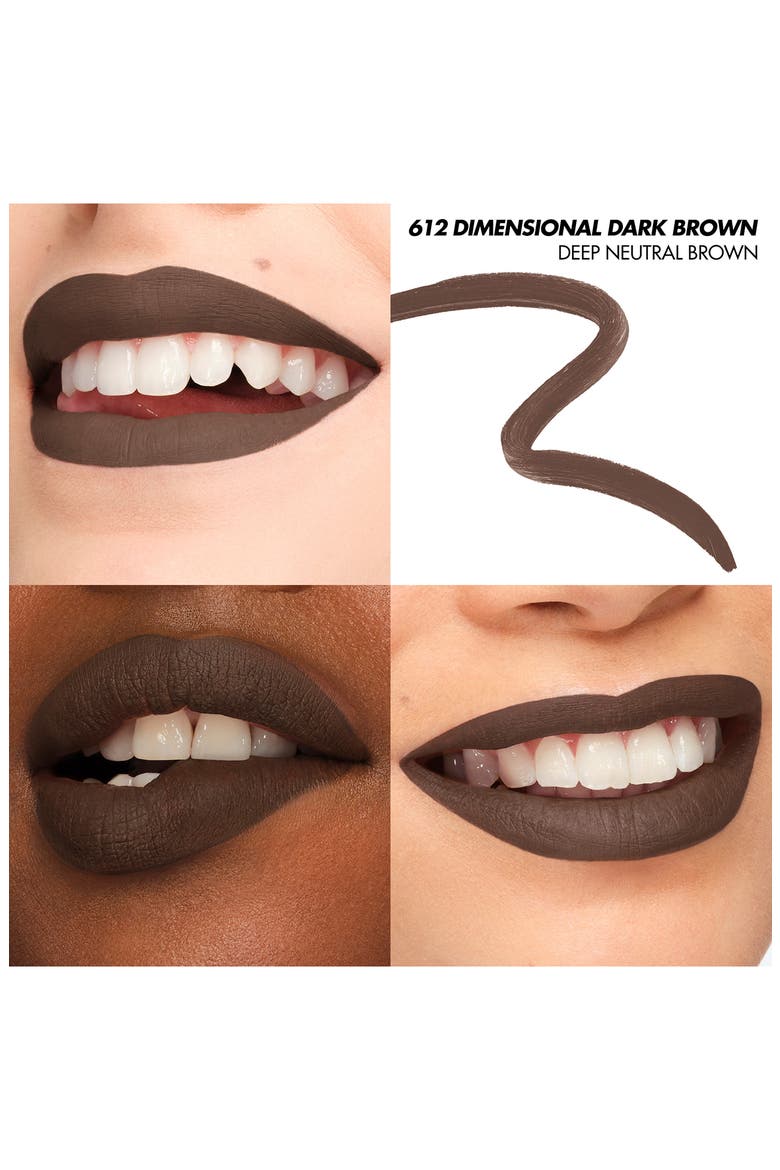 Artist Color Pencil Extreme Waterproof Lip Liner, Alternate, color, 612 - DIMENSIONAL DARK BROWN