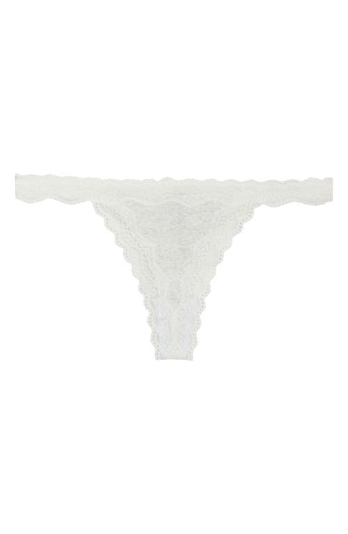 Free People Intimately Fp Oh My Darling Low Rise Cotton Blend Thong In Multi