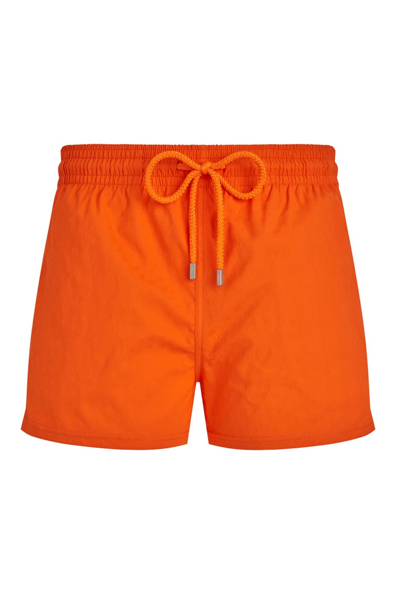 Men's Jacquard Turtle Stretch Swim Shorts, Alternate, color, ABRICOT