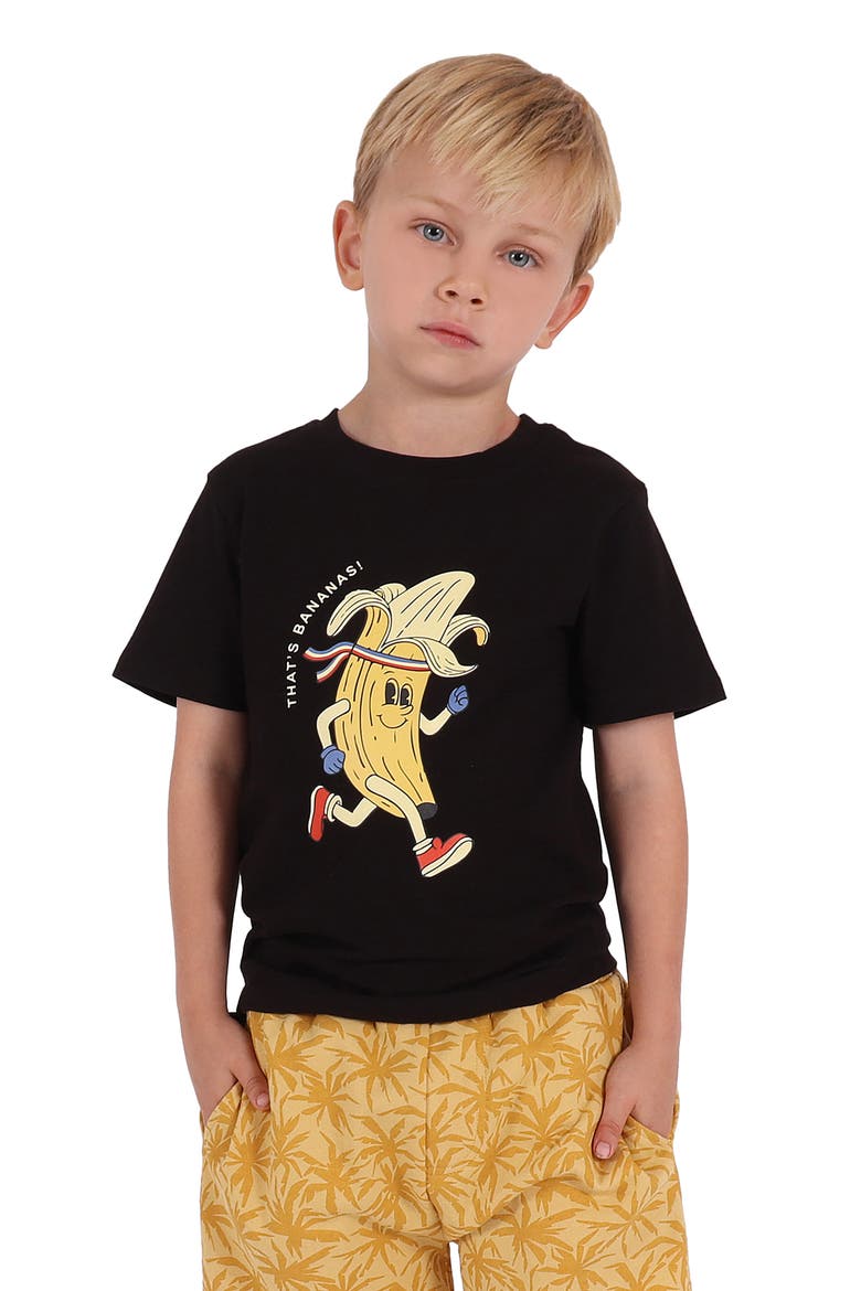 Kids' That's Bananas Graphic T-Shirt, Alternate, color, BLACK
