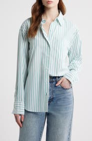 rag & bone Connie Stripe Button-Up Shirt