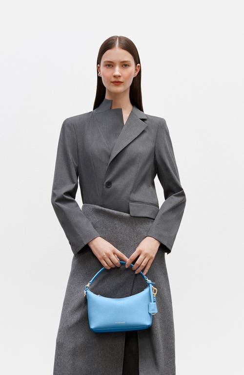 Maison De Sabre Maison De Sabré Small Leather Soft Hobo In Sky Blue