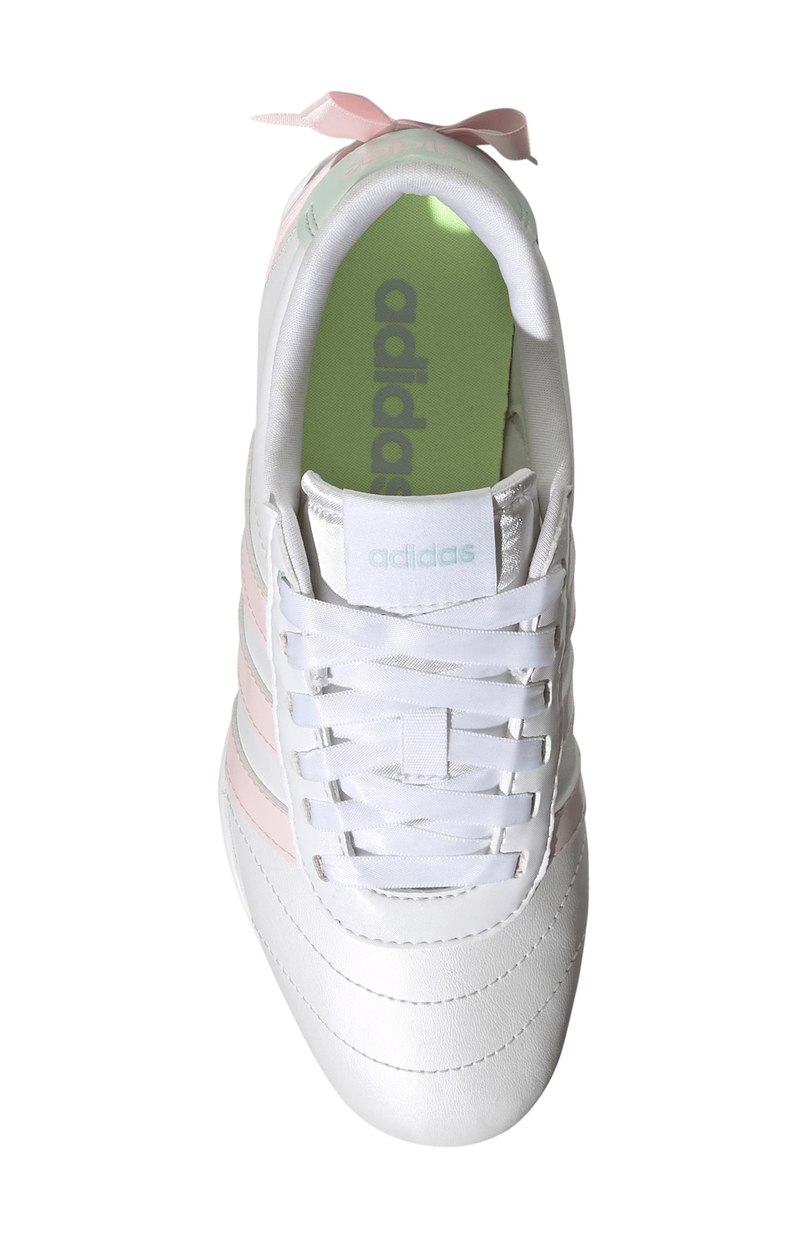 adidas Grand Court Lo, Alternate, color, White/ Pink/ Halo Mint