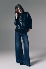 H&M Wide High Waist Jeans