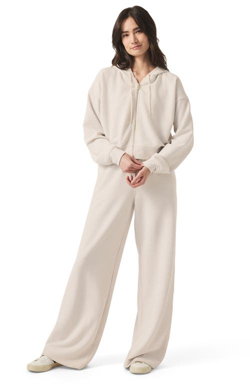Splendid Waffle Scuba Pants In Moonstone