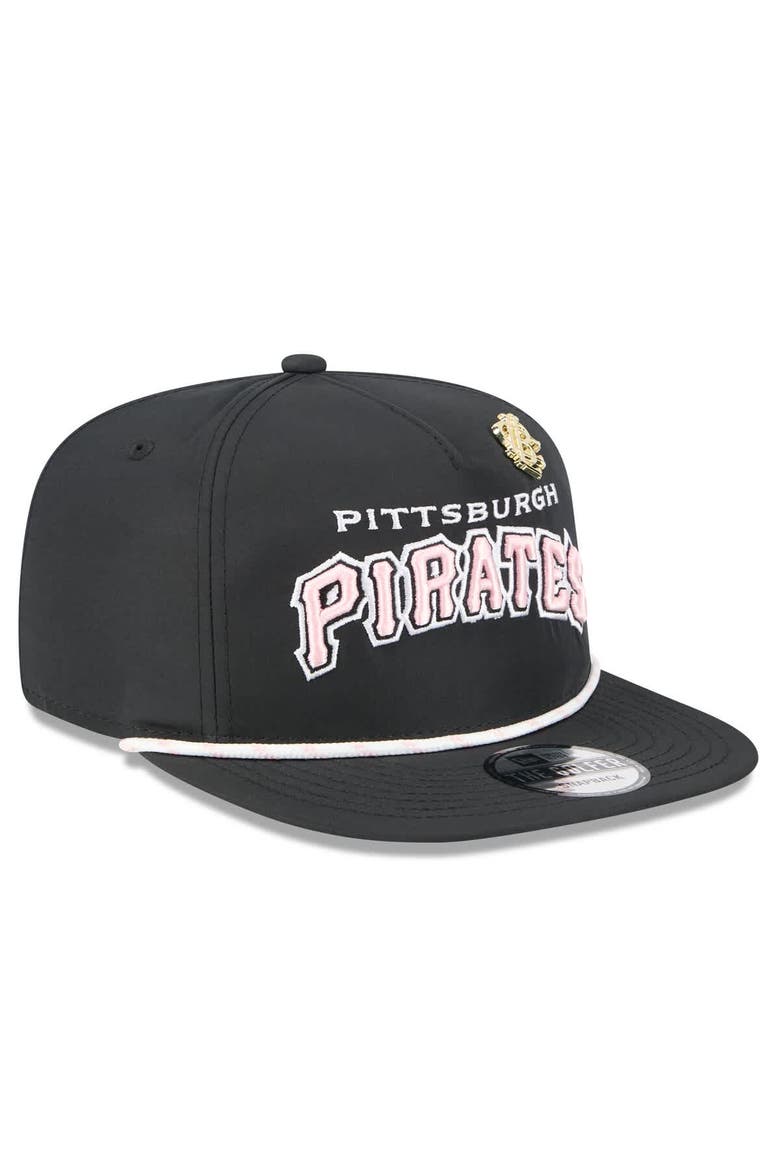 Men's New Era  Black Pittsburgh Pirates 2025 Big League Chew Golfer Snapback Hat, Alternate, color, Black
