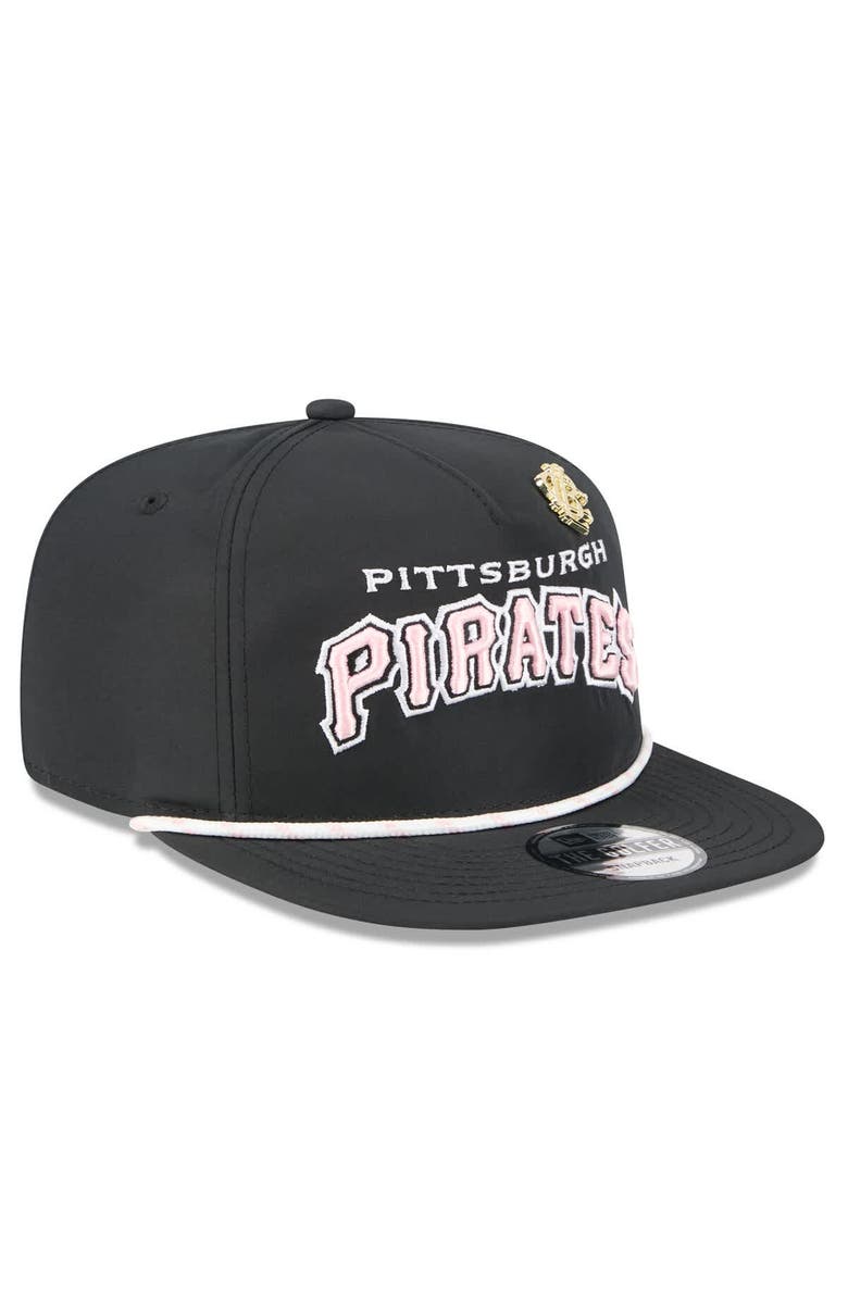 New Era Men's New Era  Black Pittsburgh Pirates 2025 Big League Chew Golfer Snapback Hat, Alternate, color, Black