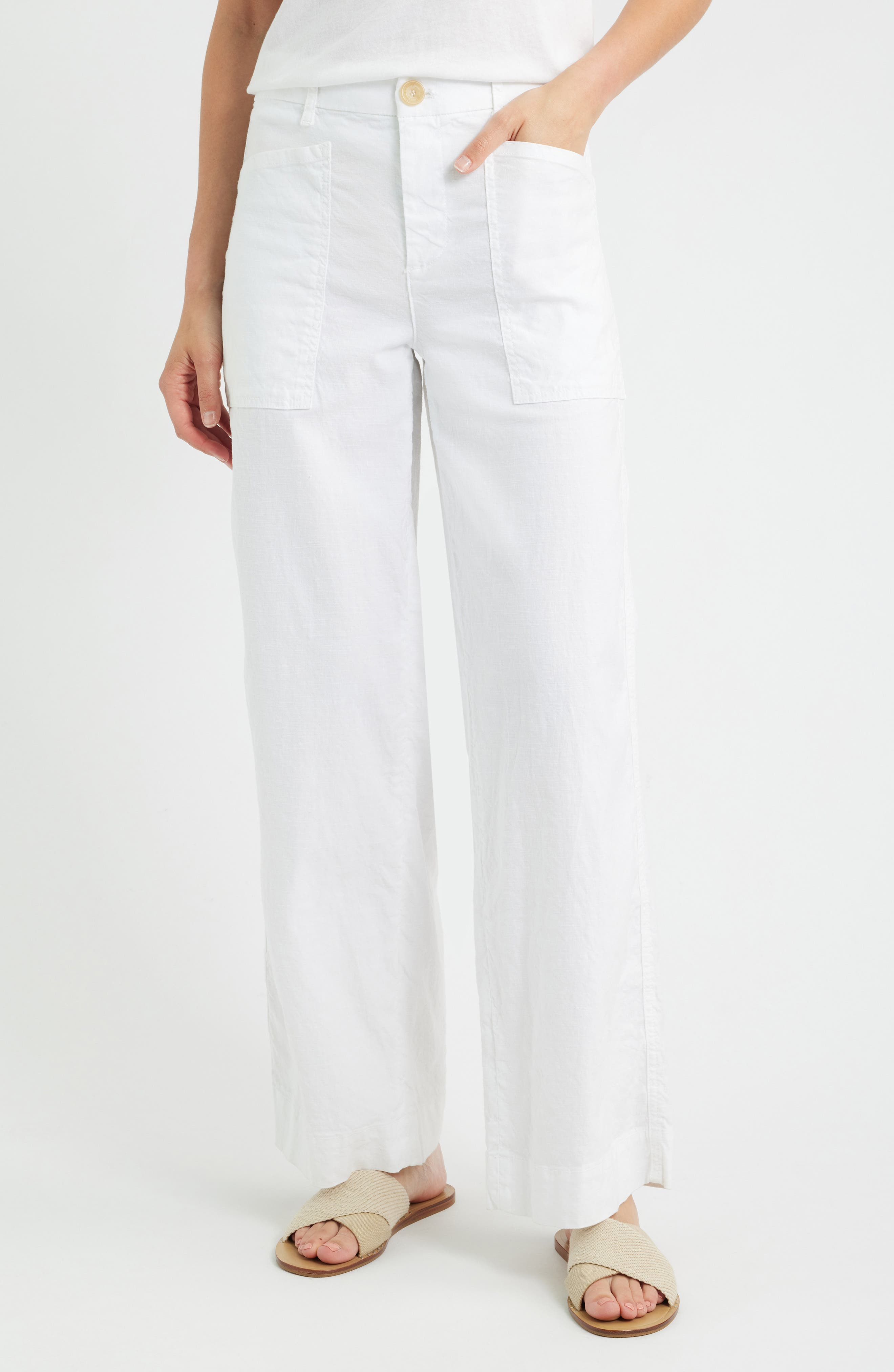 selected WHITE PREFORMANCE LINEN