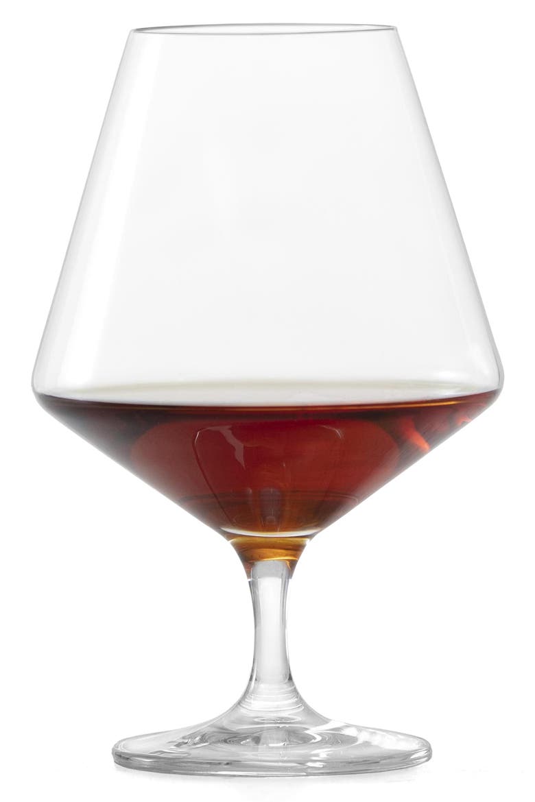 Pure Set of 6 Cognac Glasses, Alternate, color, CLEAR