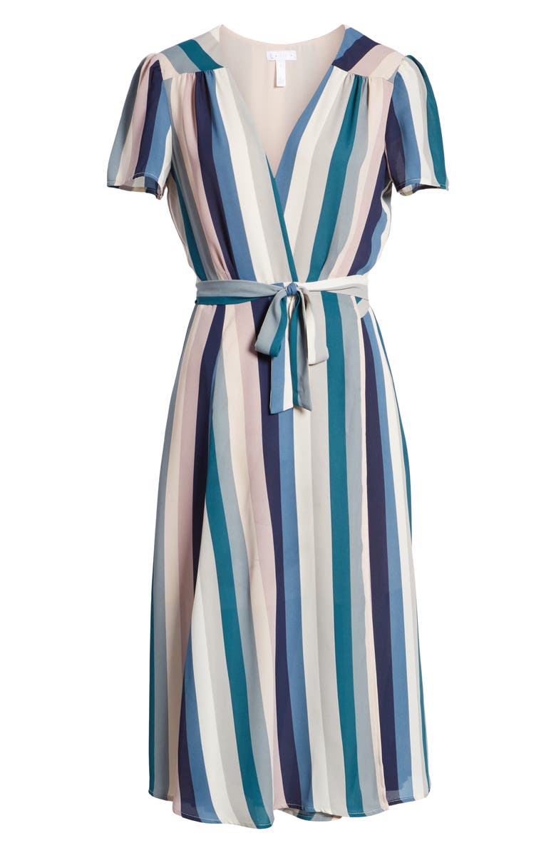 Leith Midi Wrap Dress, Alternate, color, 