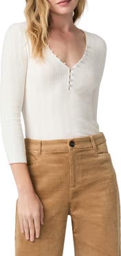 PAIGE Ginnette Rib Top