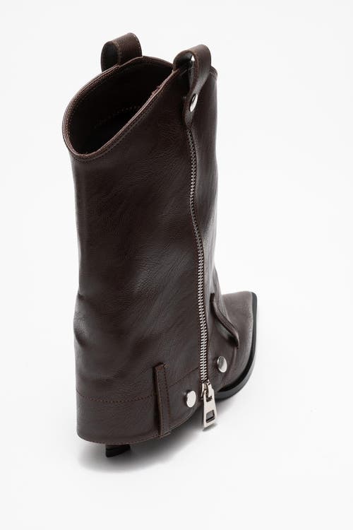 Prologue Shoes Lola Zip Pointed Toe Heel Boot In Multi