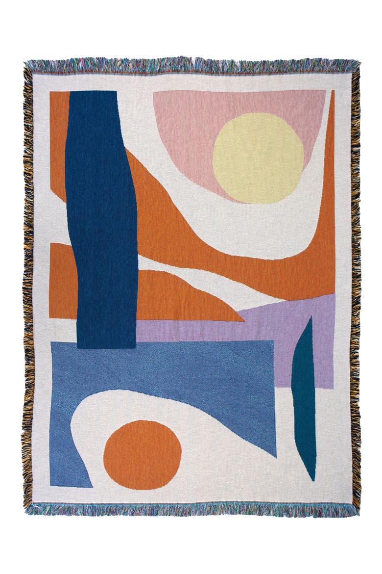 Essien Woven Throw Blanket, Main, color, IVORY MULTI