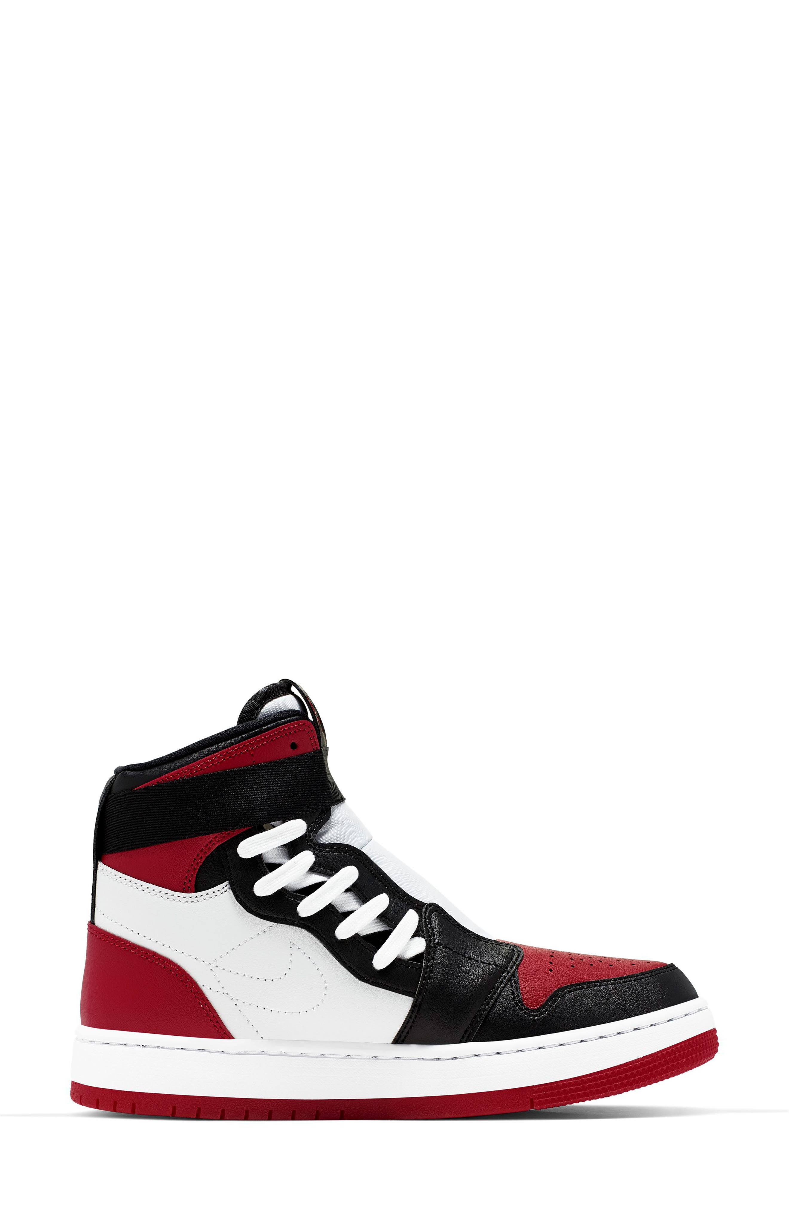 Air Jordan 1 Nova XX High Top Sneaker, Alternate, color, WHITE/ GYM RED/ BLACK