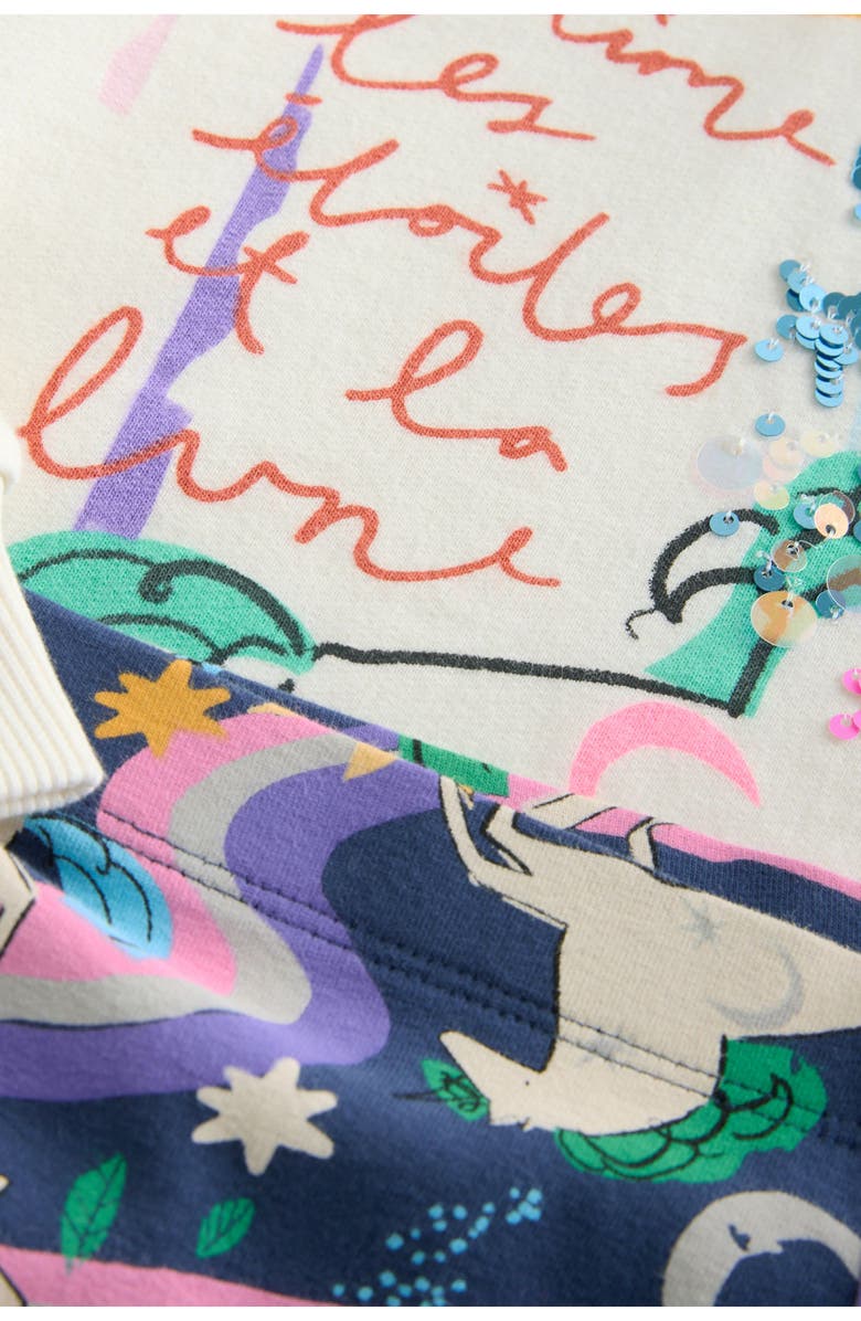 NEXT Kids' Unicorn Hoodie & Leggings Set, Alternate, color, White Multi