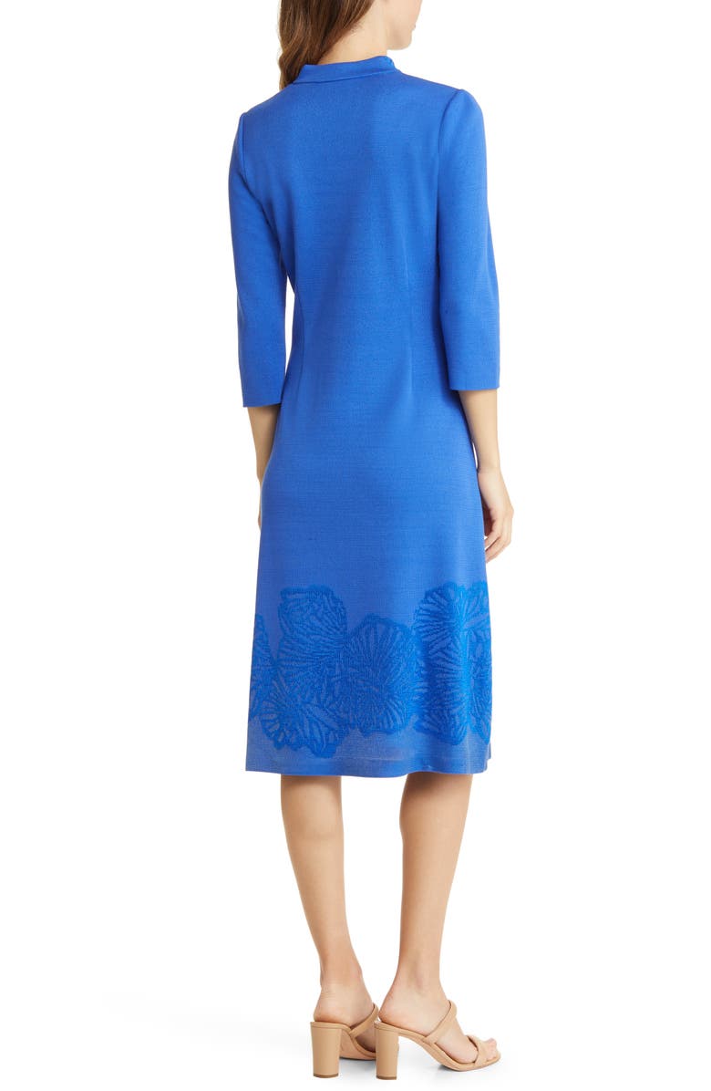 Ming Wang Jacquard Knit Dress, Alternate, color,