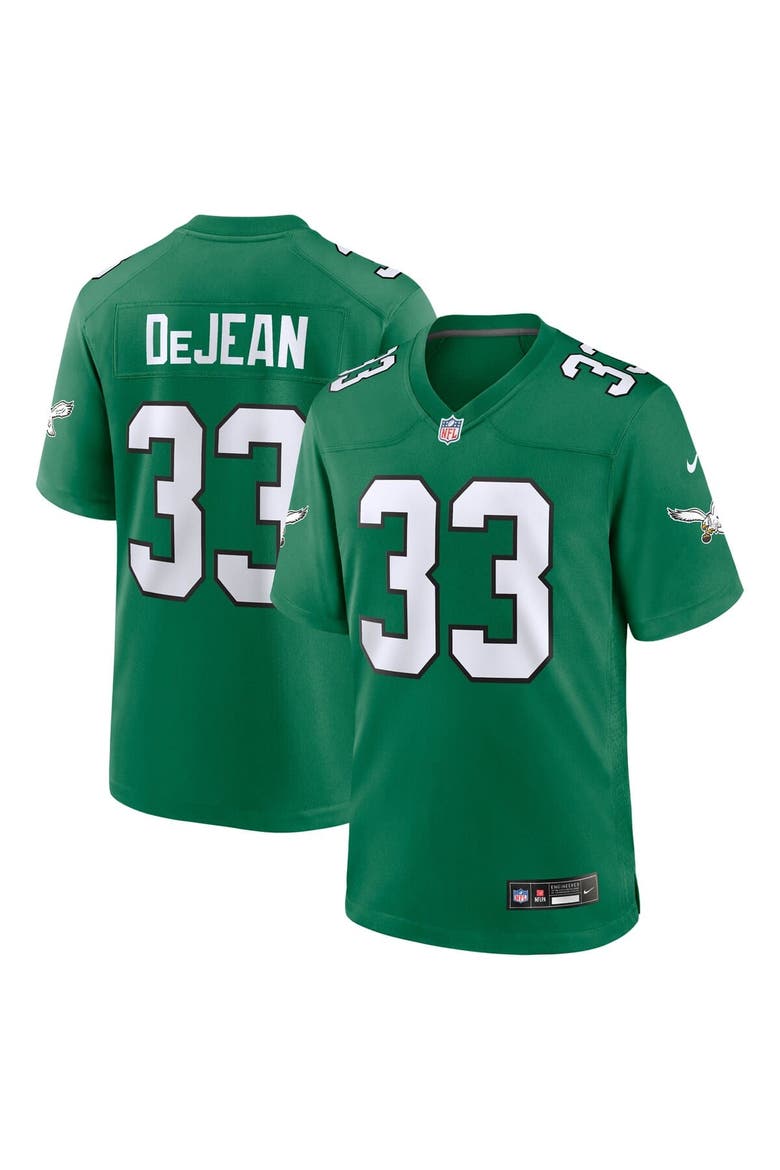 Men's Nike Cooper DeJean  Kelly Green Philadelphia Eagles Alternate Game Jersey, Main, color, Kelly Green