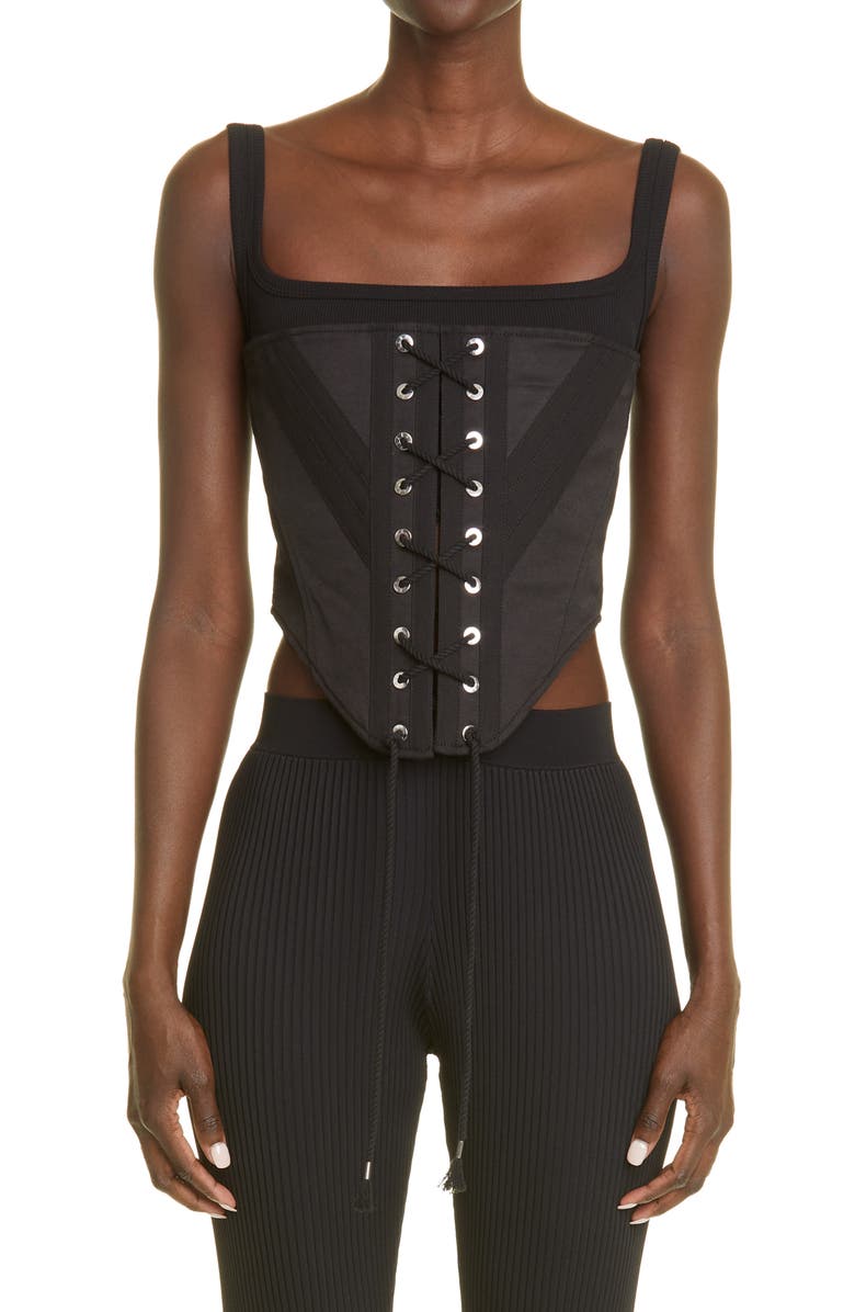 Dion Lee Corset Laced Utility Tank, Main, color,