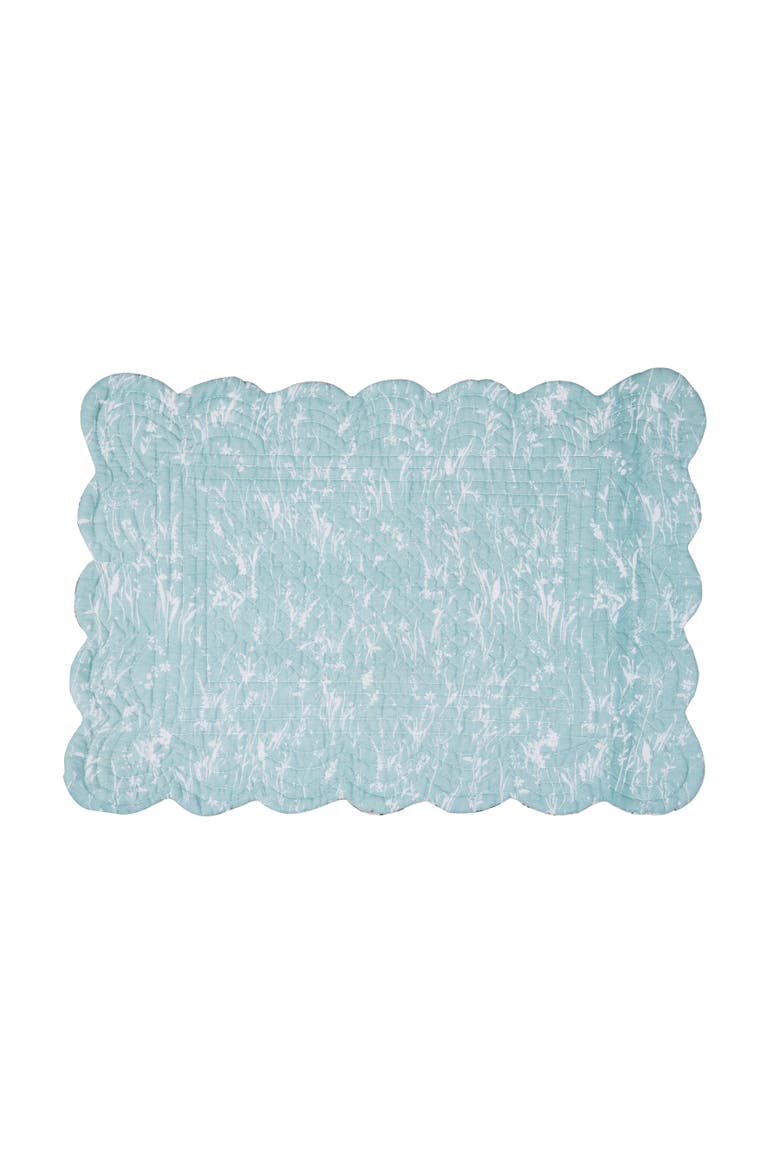 Sheila Wildflower Placemats Set of 6 All Seasons Floral Flowers Watercolor, 13" x 19", Alternate, color, Yellow