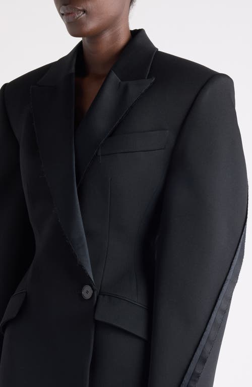 Givenchy Inside-out Cocoon Mini Blazer Dress In Black