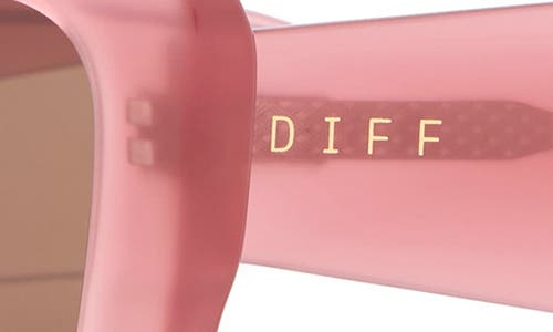 Diff Aura 51mm Cat Eye Sunglasses In Pink
