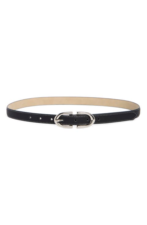 Stitch Edge Skinny Belt