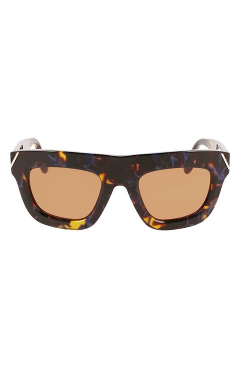 Geometric Visor Sunglasses In Silver-Mirror – Victoria
