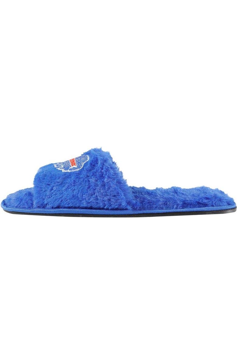 FOCO Women's FOCO Royal Buffalo Bills Rhinestone Fuzzy Slippers, Alternate, color,