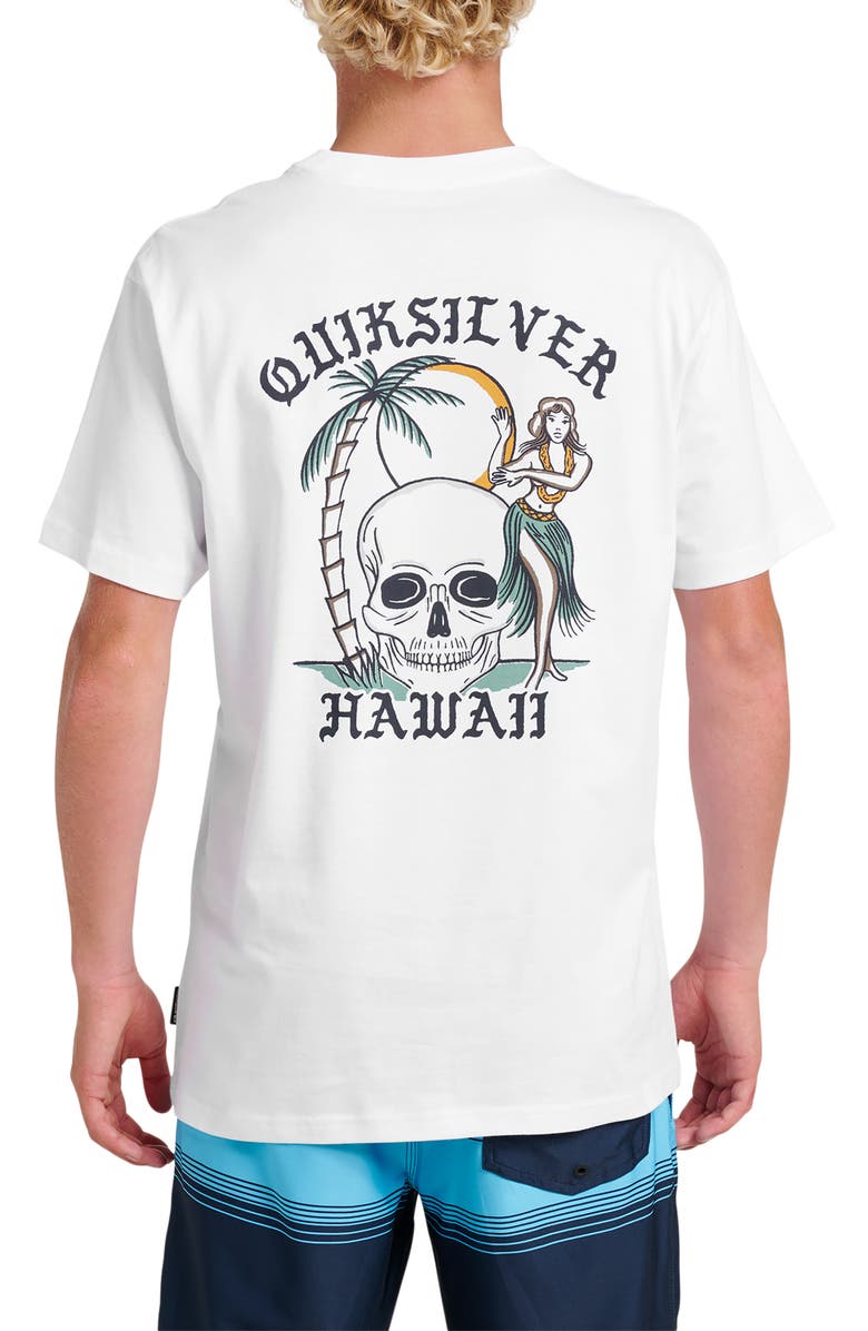 Quiksilver Hawaii Hula Dance Graphic T-Shirt, Alternate, color,