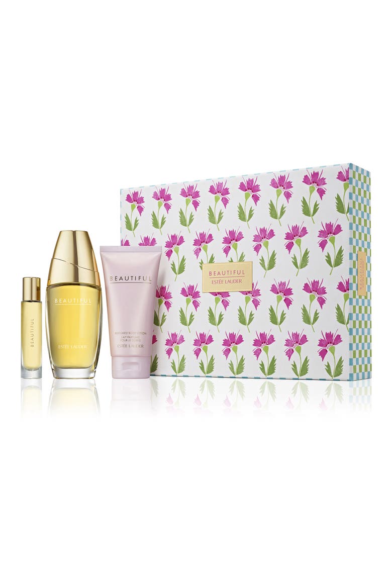 Beautiful Eau de Parfum Fragrance Gift Set $158 Value, Main, color, NO COLOR